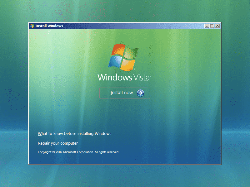 Windows Vista Vidcap Installation