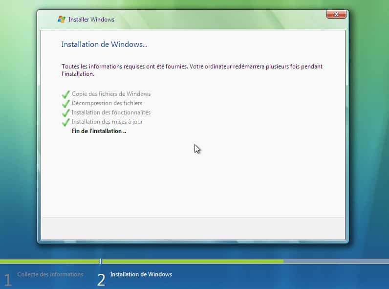 Telecharger Vista ISO et installer